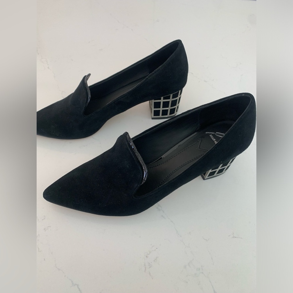 Brian Atwood suede pumps
